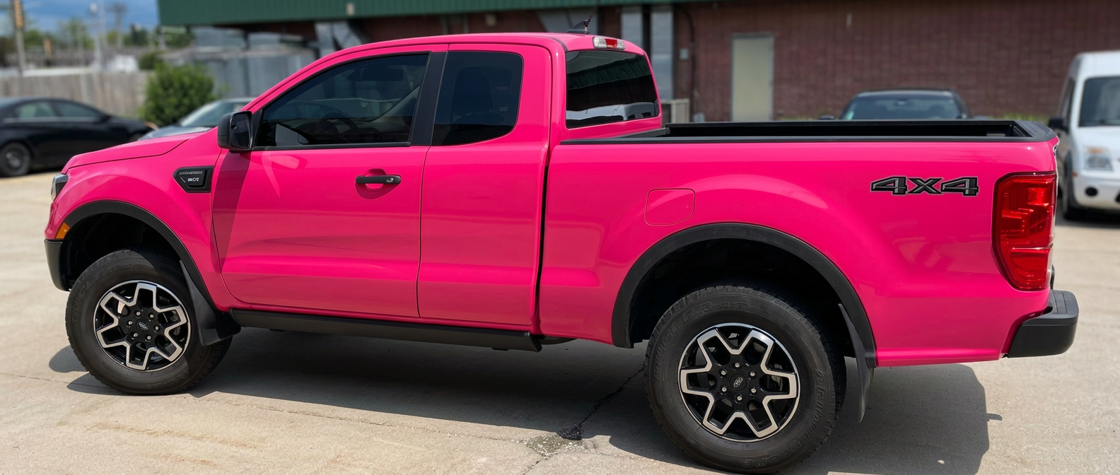 Custom Truck — Partial wrap + graphics
