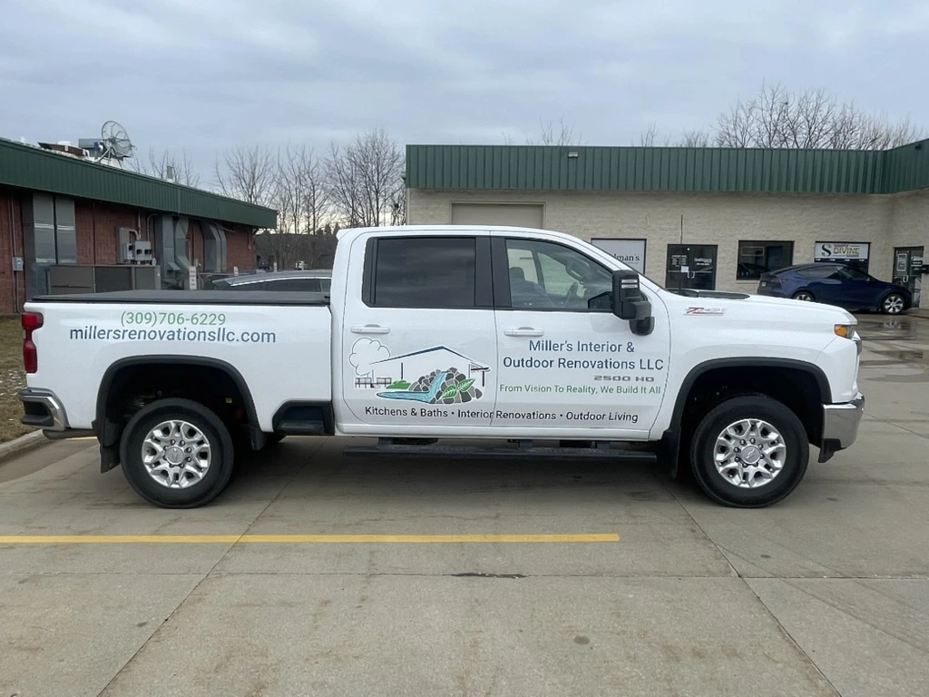 Miller's Interior & Outdoor Renovations LLC, Service pickup identification package