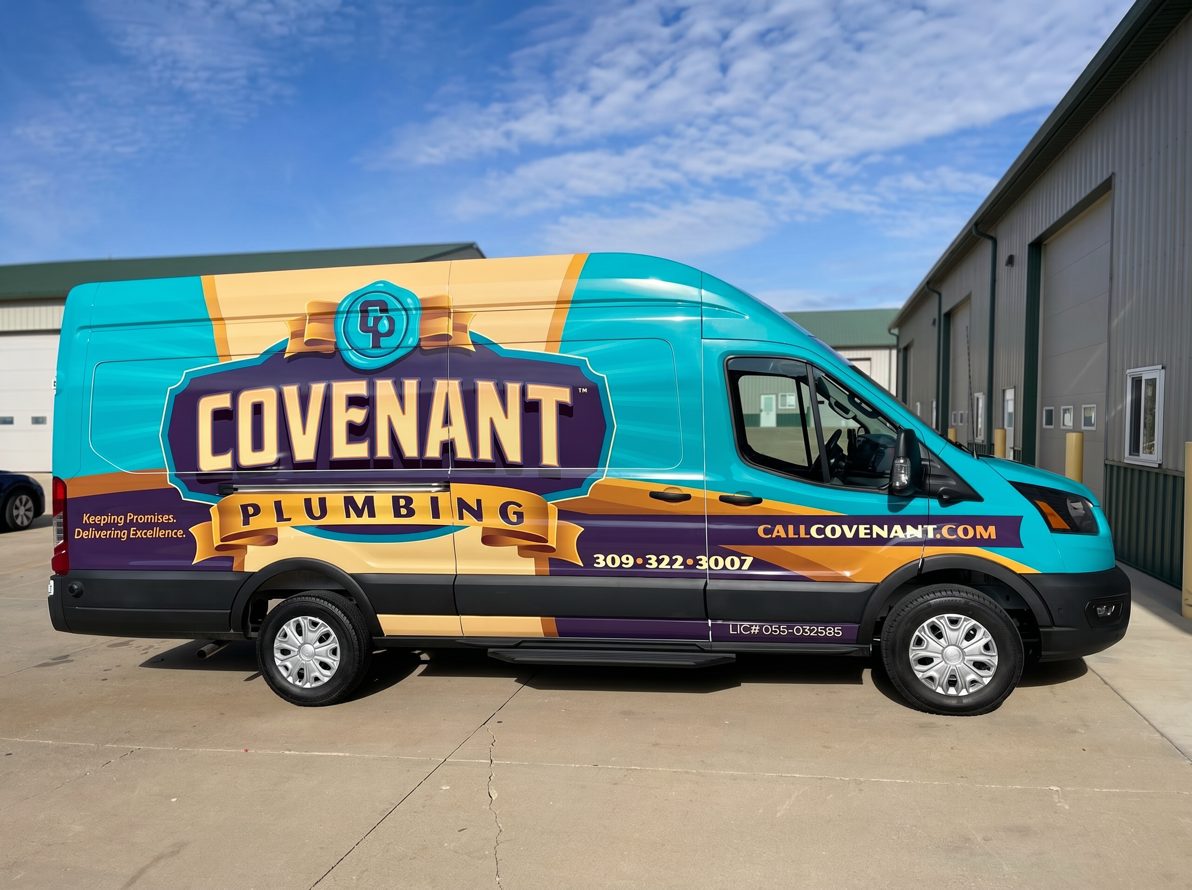 Service Fleet — Full vehicle wrap