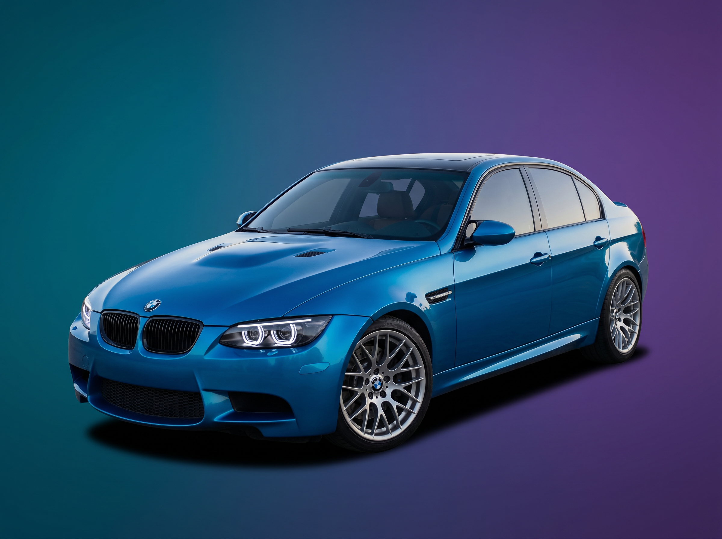 BMW accent wrap with vinyl graphics