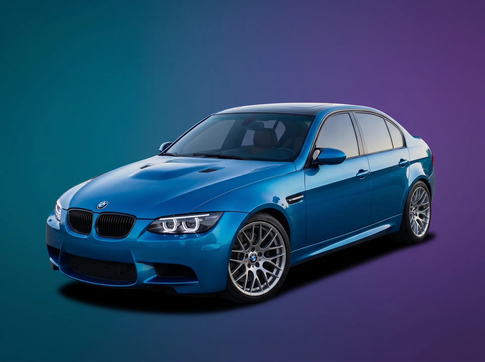Private client — Satin blue BMW color change