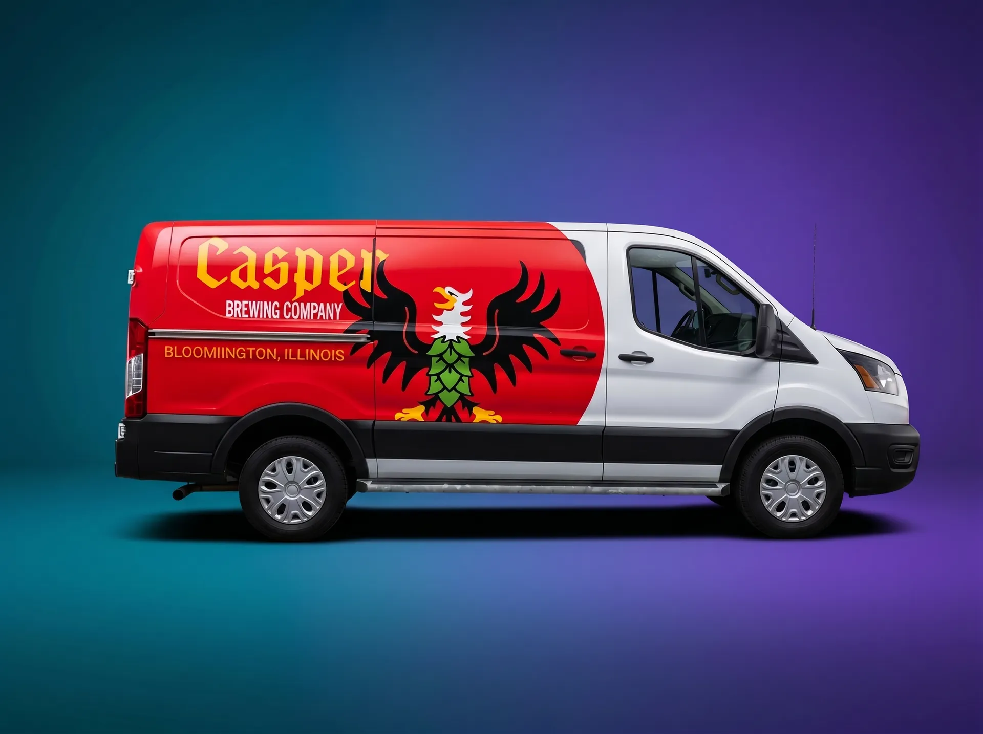 Casper Brewing Company — Branded delivery van wrap