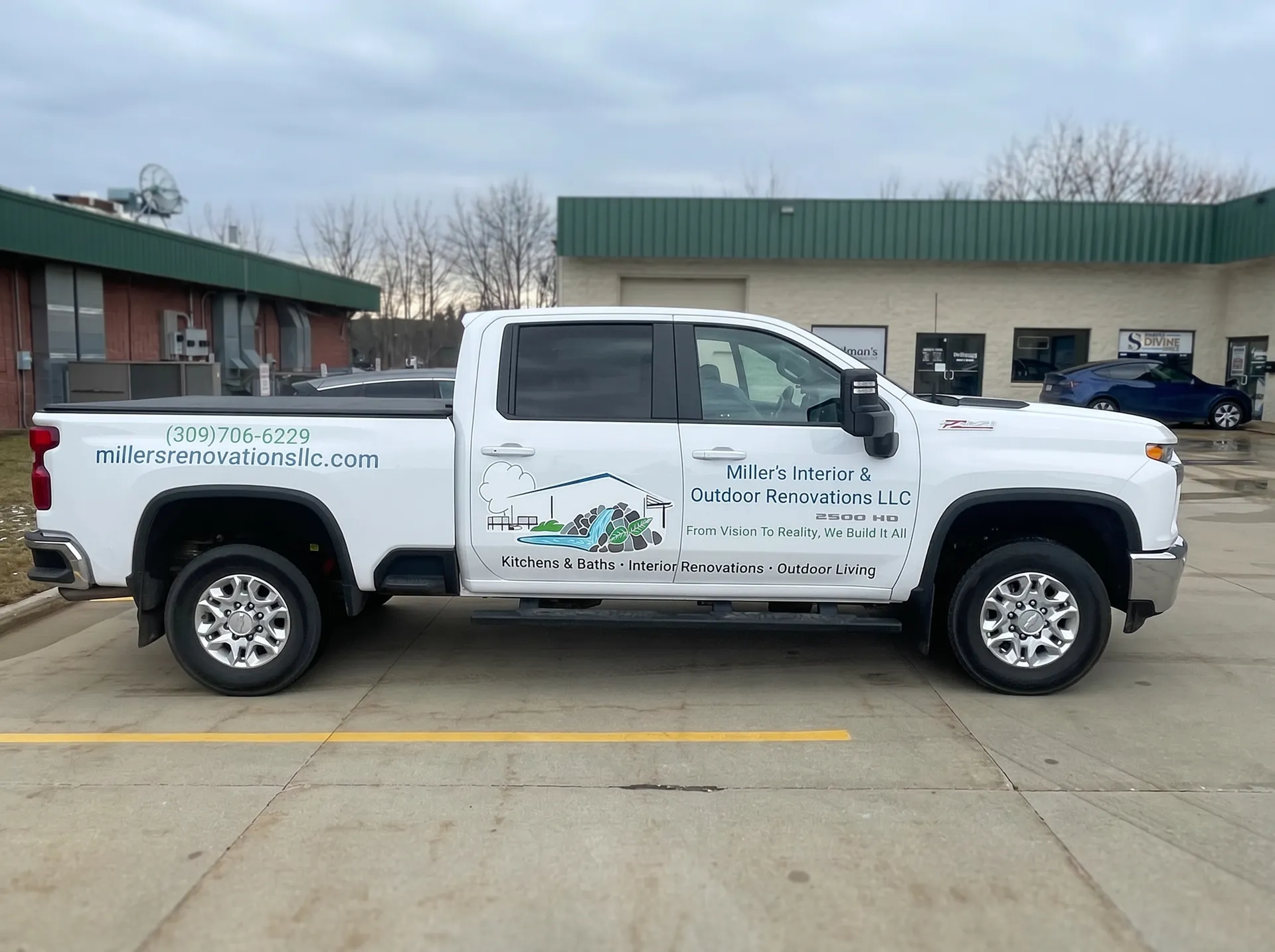 Miller's Interior & Outdoor Renovations LLC — Service pickup identification package